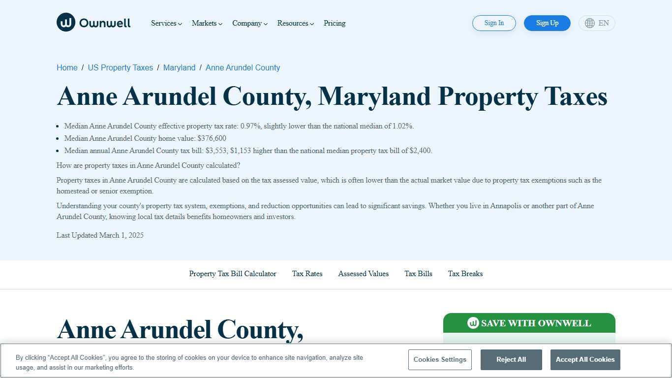 Anne Arundel County, Maryland Property Taxes - Ownwell